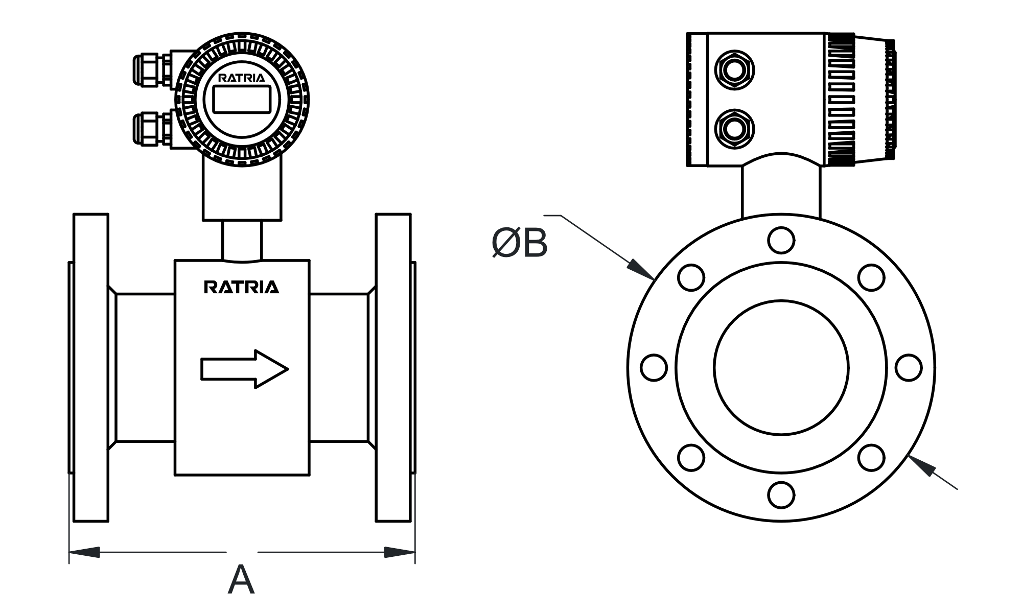 desenho flemag flange